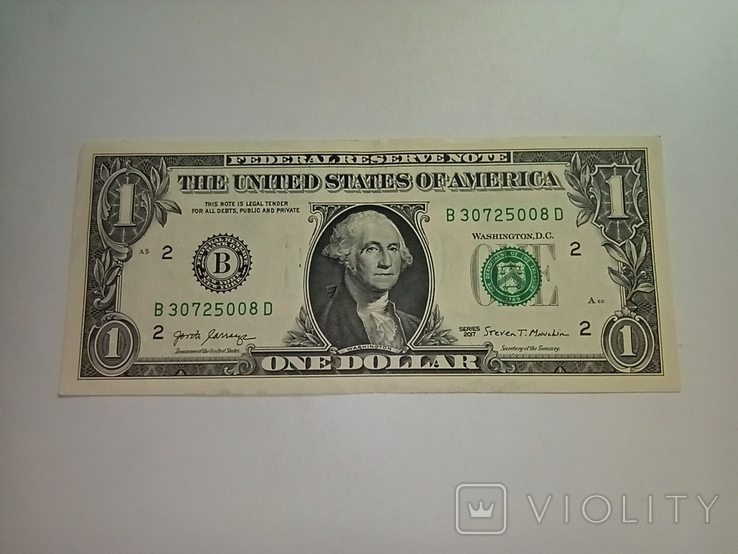 1 доллар США 2017