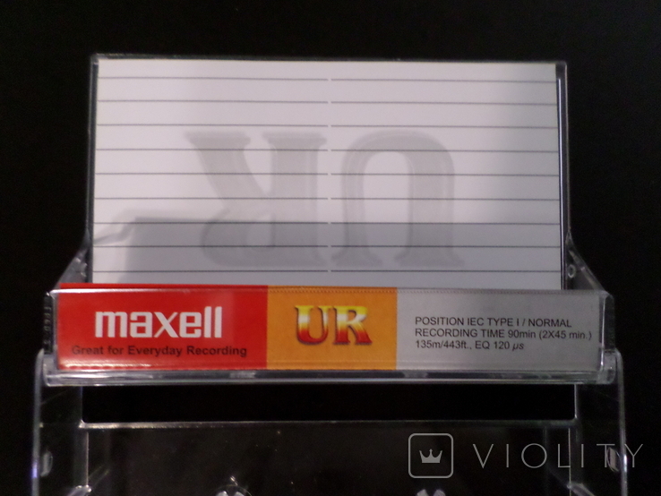 Касета Maxell UR 90 (Release year: 2002), фото №4