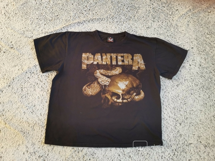 Винтажная рок футболка pantera, коллекционная футболка