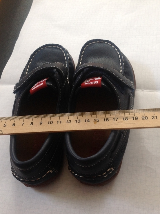 Новые кожаные туфли фирмы "Camper " в коробке, темно -синего цвета, размер 29, фото №8