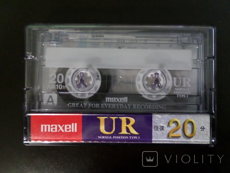 Касета Maxell UR 20 (Release year: 1997), фото №3