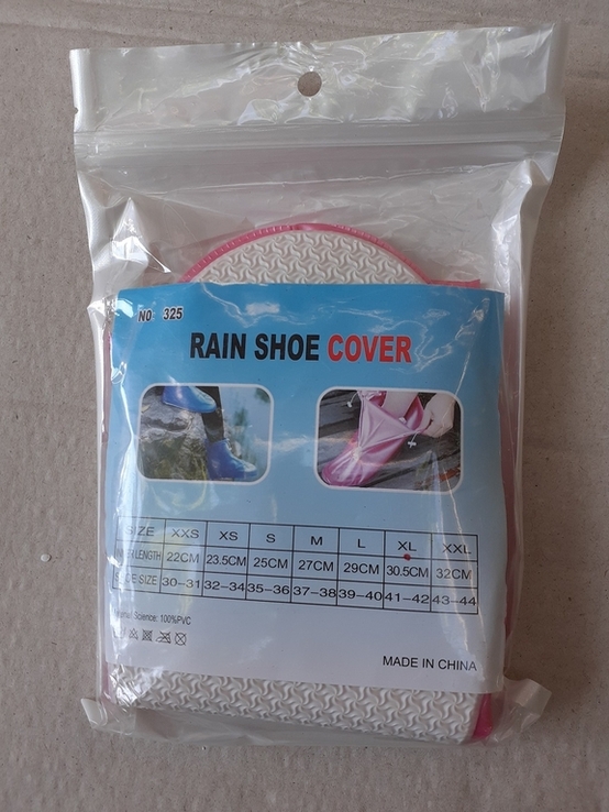 Непромокаемые чехлы Бахилы на обувь от дождя (Размер 41-42), фото №3
