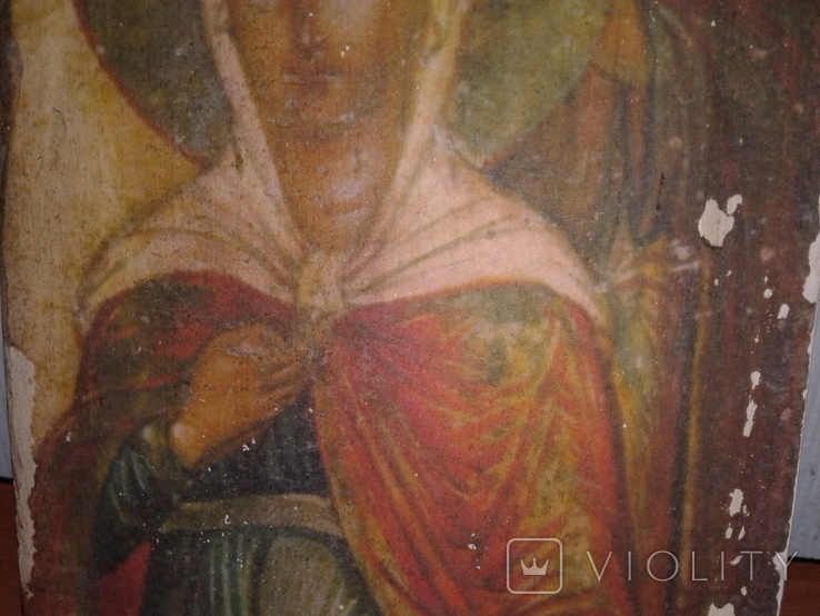 Икона вм Парасковья Пелагея копия (29,5*13,5*2см), фото №9