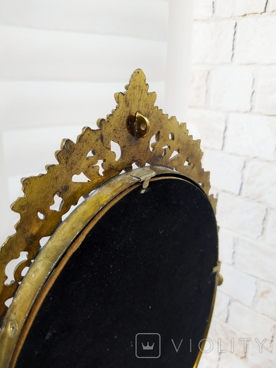 Table mirror, Italy, bronzing., photo number 9