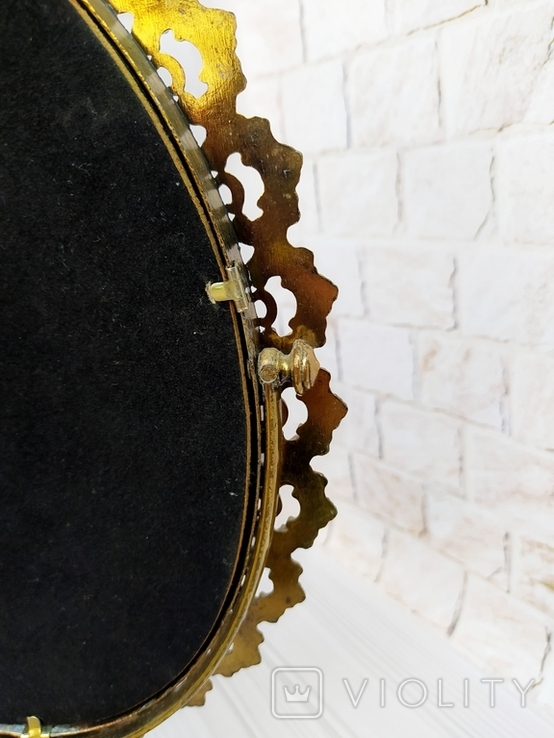 Table mirror, Italy, bronzing., photo number 13