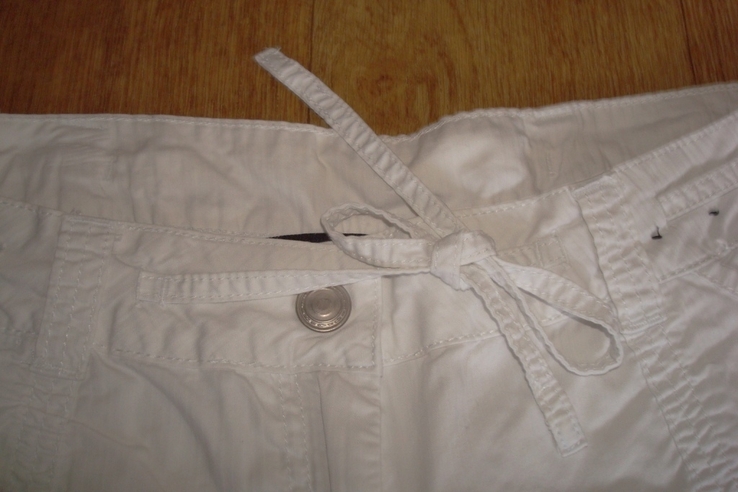 Dorothy Perkins Хлопковые летние женские шорты хлопок белые 14, photo number 7