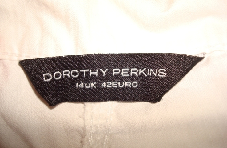Dorothy Perkins Хлопковые летние женские шорты хлопок белые 14, photo number 9
