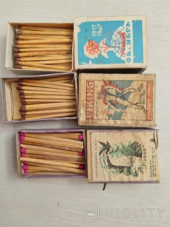 Спичечные коробки времён СССР (разных категорий), фото №6