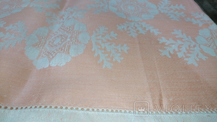 Tablecloth with glossy finish.170 * 170cm.Orsha Order of Lenin Flax Mill.New with a tag, photo number 8