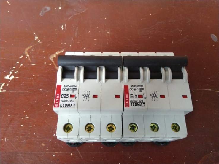 Автоматические выключатели 3р. iC60N серии Acti9 и ECOMATOMAT, фото №7