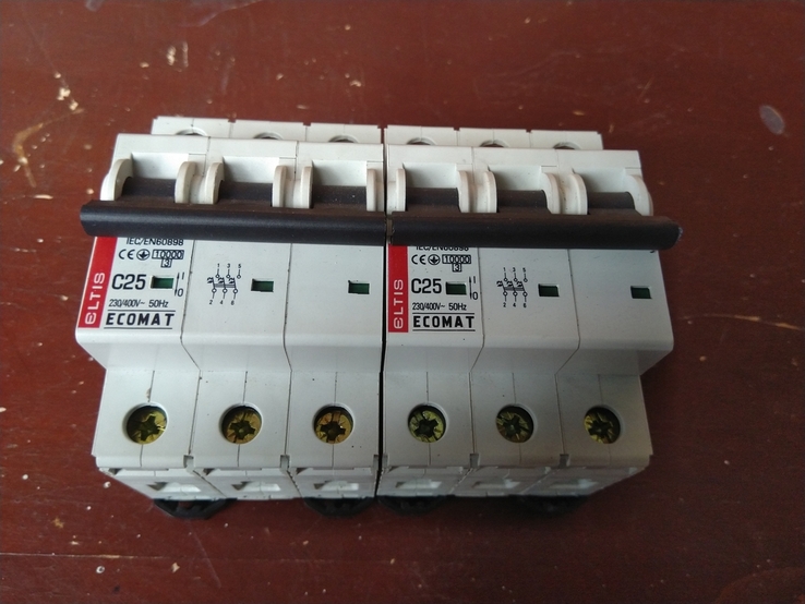 Автоматические выключатели 3р. iC60N серии Acti9 и ECOMATOMAT, фото №8
