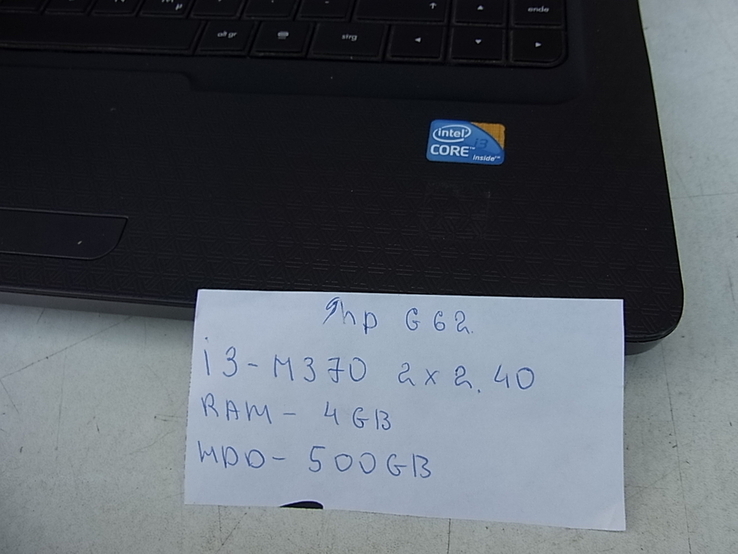 Ноутбук Hp - G72 intel(R) CORE(TM) i3 CPU M370 2.4Ghz з Німеччини, numer zdjęcia 9