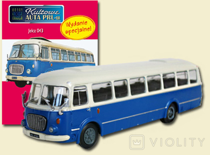 Модель автобуса Jelcz Skoda 043 (Kultovn autobusy 1:72 )