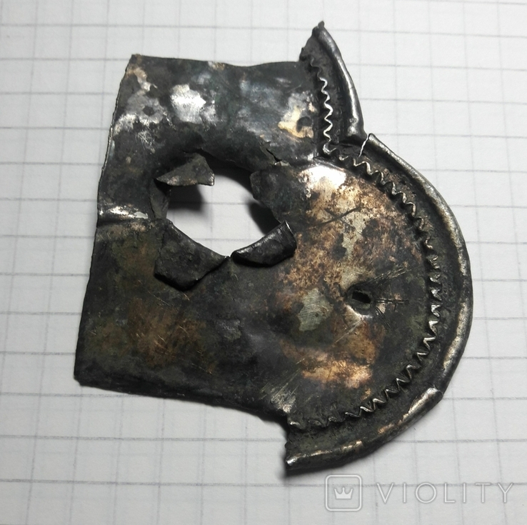 Серебряная часть оклада креста, фото №3