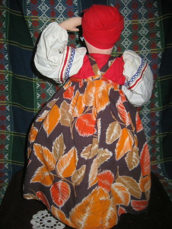  кукла-грелка на самоваре "СПЛЕТНИЦА"-50см московская ф-ка сувенирных и подарочных игрушек, фото №5