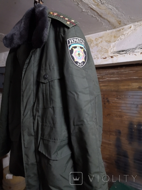 Бушлат куртка женская маленькая военная тюремная служба МВД полынь, фото №3
