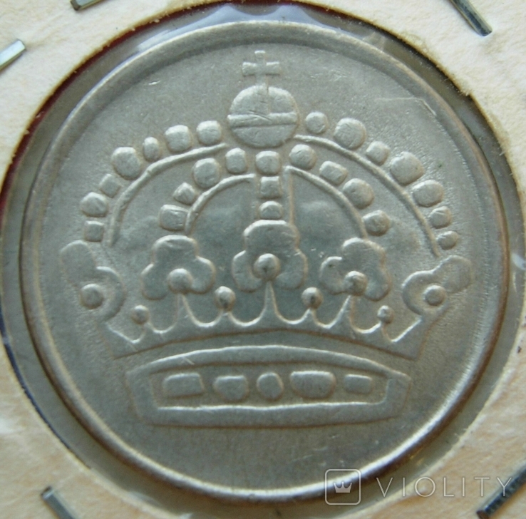 Швеция 25 эре 1956 серебро, numer zdjęcia 3