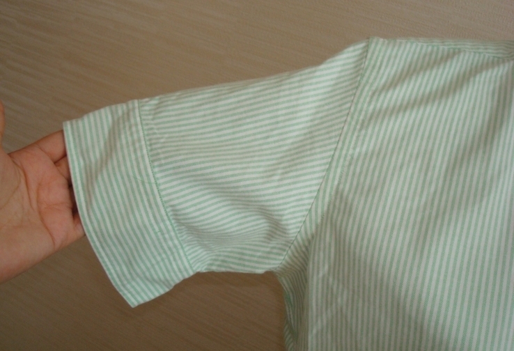 Polo Ralph Lauren оригинал Женская стильная рубашка в полоску кор. рукав хлопок 10, фото №5