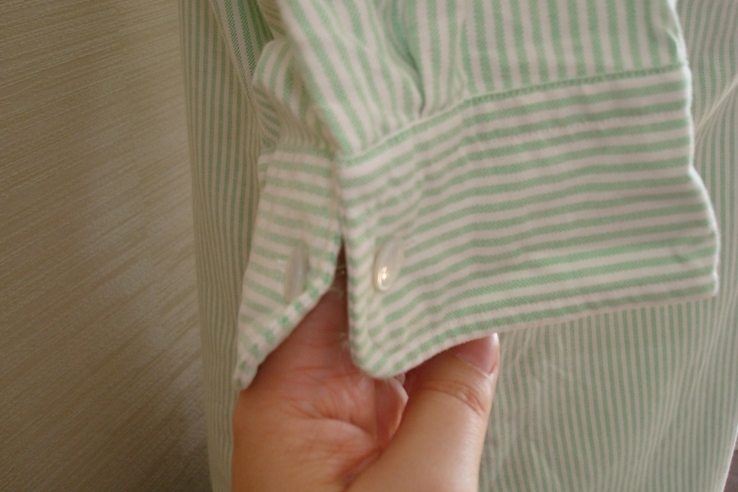 Polo Ralph Lauren оригинал Женская стильная рубашка в полоску кор. рукав хлопок 10, фото №6
