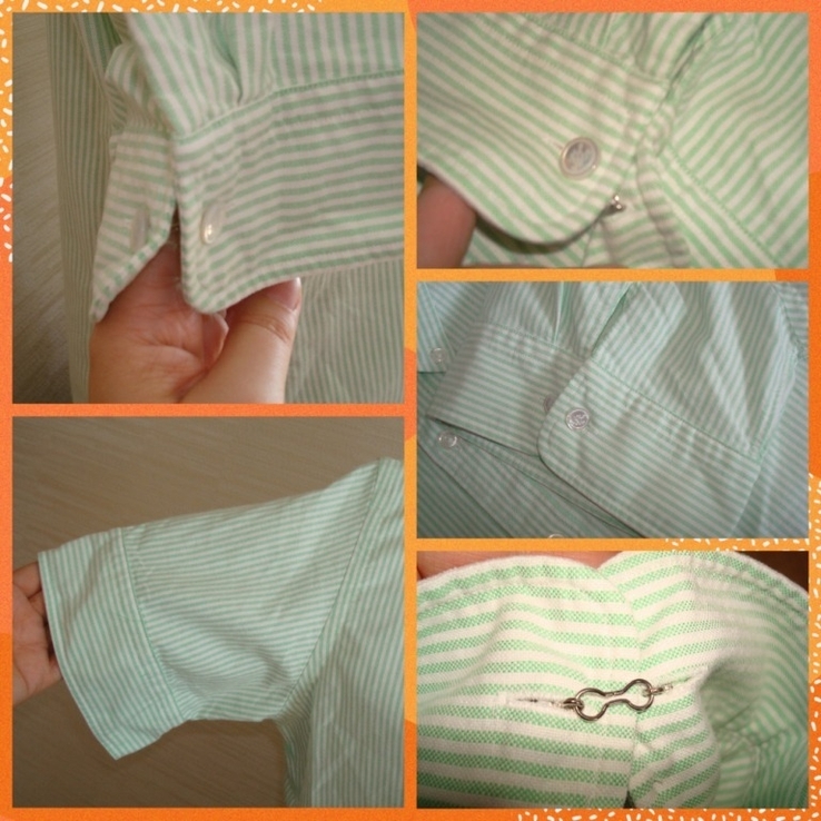 Polo Ralph Lauren оригинал Женская стильная рубашка в полоску кор. рукав хлопок 10, numer zdjęcia 8