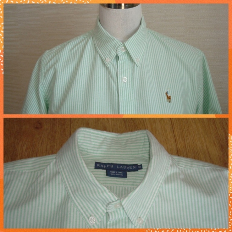 Polo Ralph Lauren оригинал Женская стильная рубашка в полоску кор. рукав хлопок 10, фото №10
