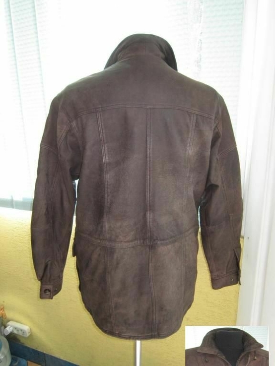 Кожаная мужская куртка Echt Leder. Германия. Лот 651, фото №3