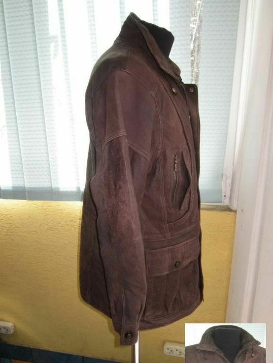 Кожаная мужская куртка Echt Leder. Германия. Лот 651, фото №6