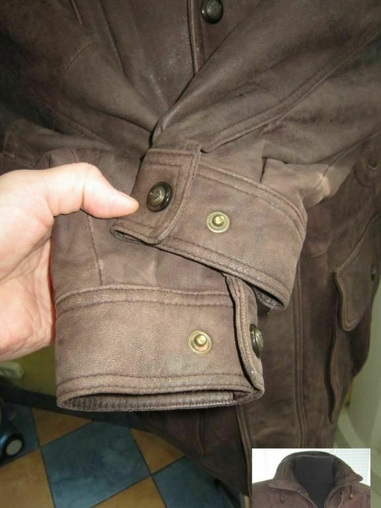 Кожаная мужская куртка Echt Leder. Германия. Лот 651, numer zdjęcia 7