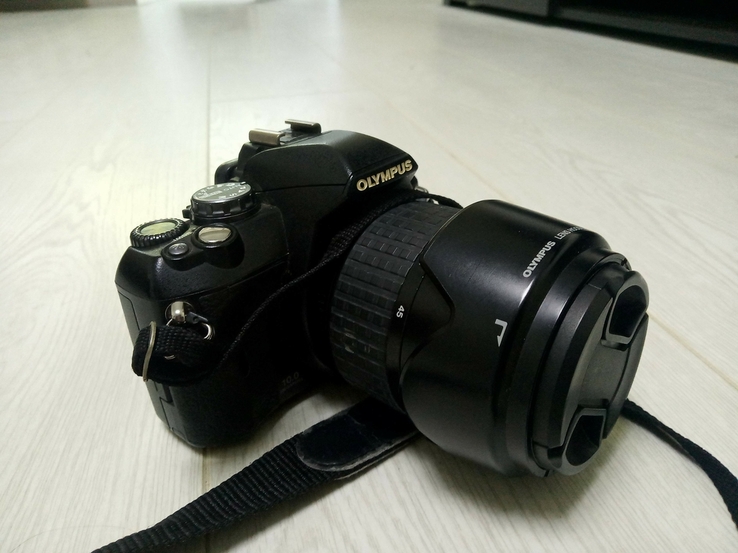 Зеркальный фотоаппарат Olympus E-410 14-45 оптика сумка карты памяти, фото №4