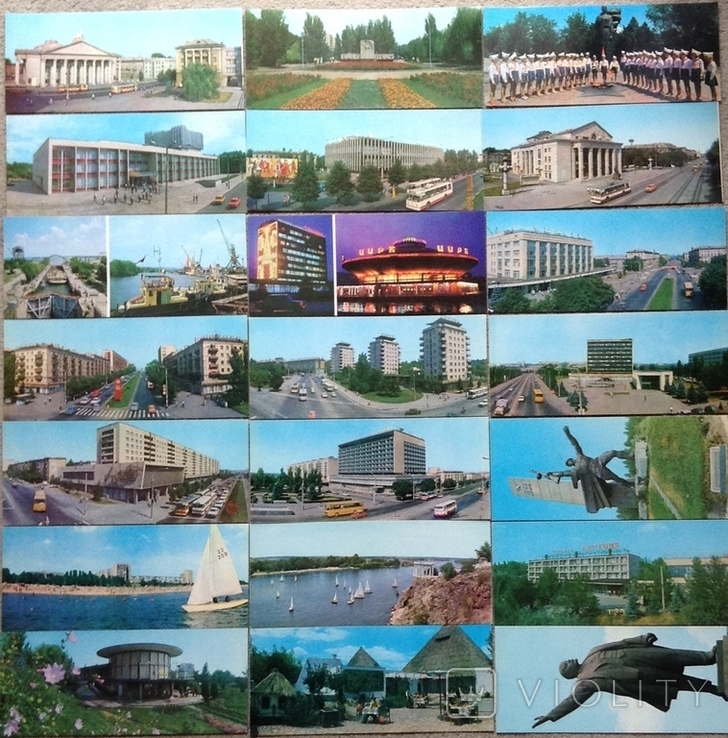 Запоріжжя. Комплектація листівок ( 21 шт ) , 1980, фото №3