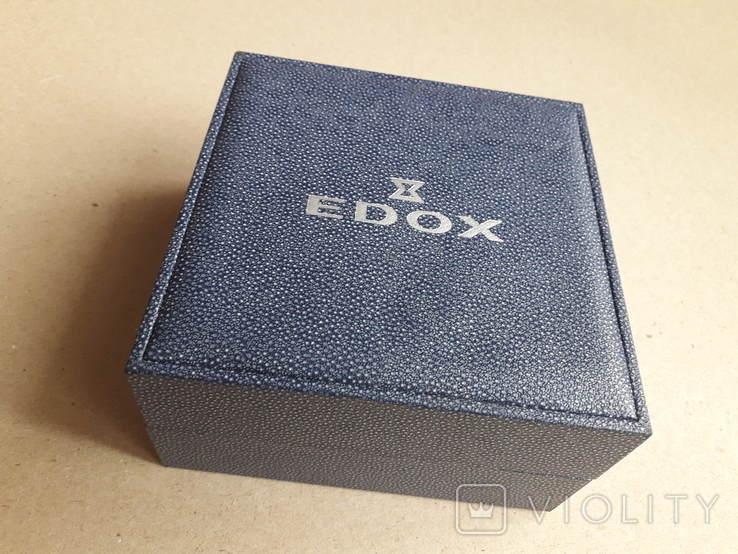 Коробка/футляр к часам EDOX - 13.5х13.5х7 см., фото №2