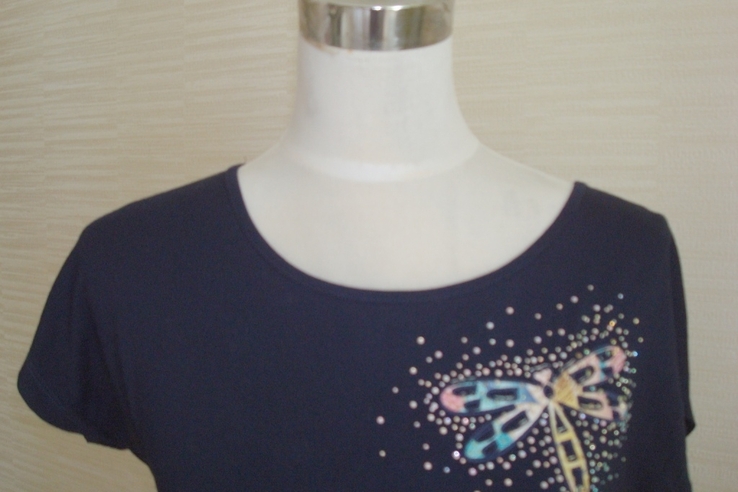 Вискозная Итальянская женская футболка вискоза с красивой спиной, numer zdjęcia 4