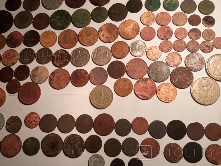 Монети різні 153 штуки, фото №3