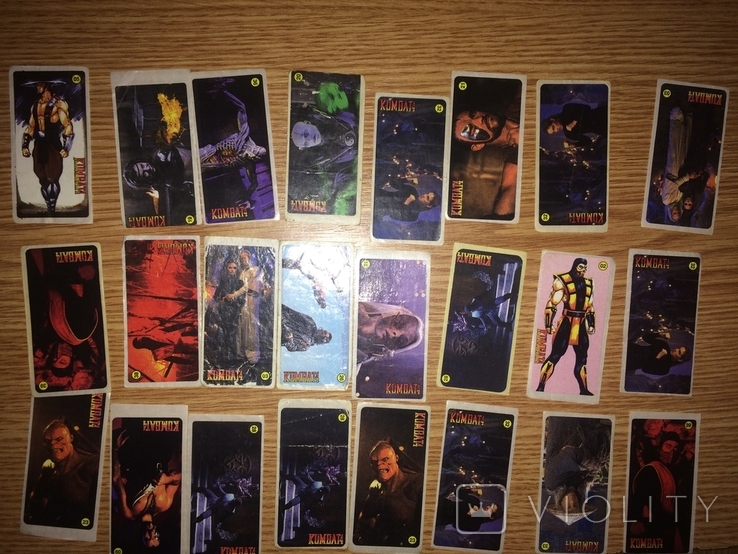 Наклейки 90-х Мортал Комбат №4 / Mortal Kombat / Смертельная битва, фото №3