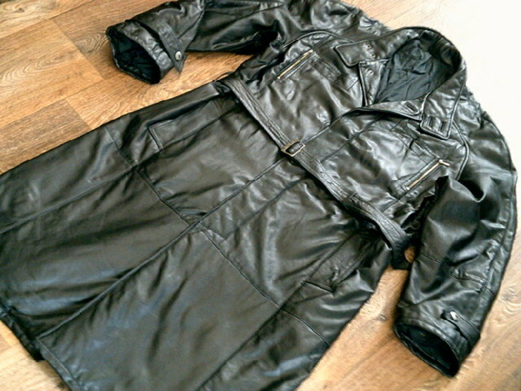 Черный плащ пальто разм .XL (54), фото №6