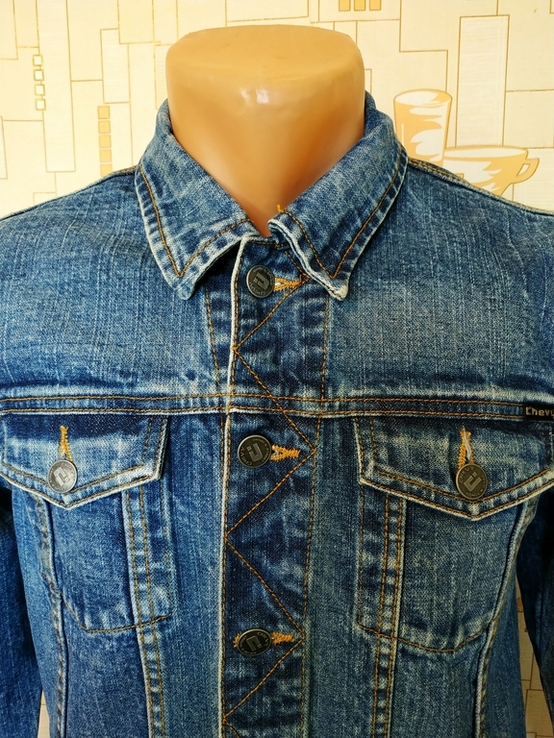 Куртка джинсовая CHEVY коттон на рост 164(состояние!), фото №4
