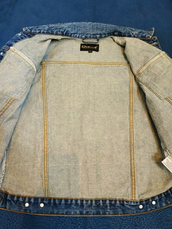 Куртка джинсовая CHEVY коттон на рост 164(состояние!), фото №9