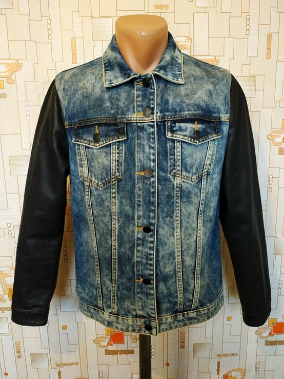 Куртка джинсовая комбинированная ESPRIT коттон p-p XL(маломерит), photo number 2