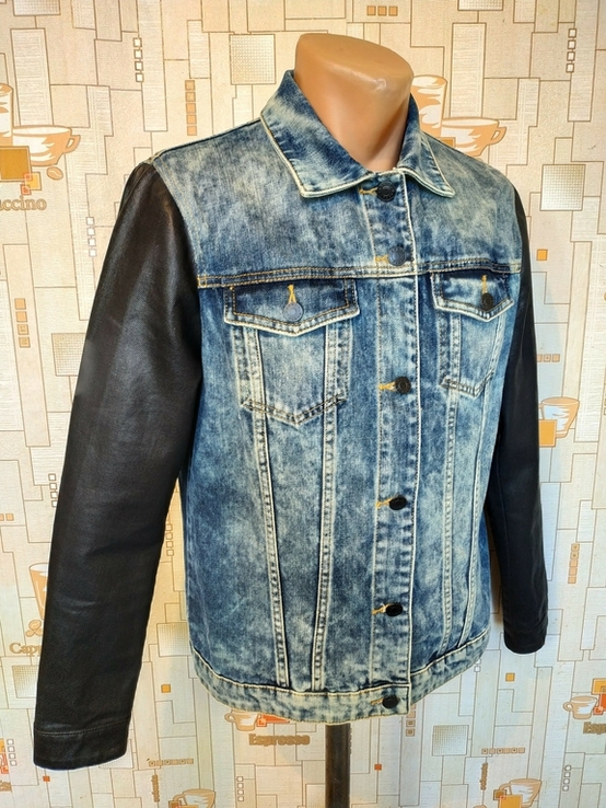 Куртка джинсовая комбинированная ESPRIT коттон p-p XL(маломерит), numer zdjęcia 3