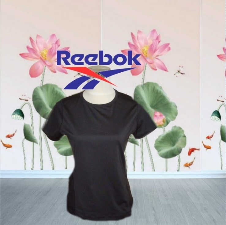 Reebok оригинал Футболка женская спортивная черная короткий рукав М, фото №2