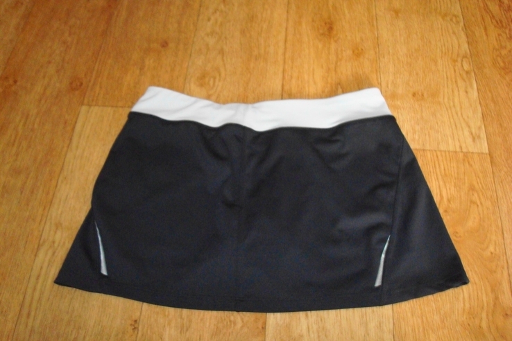 Champion оригинал Спортивная женская юбка с шортиками черно/серая М, фото №3