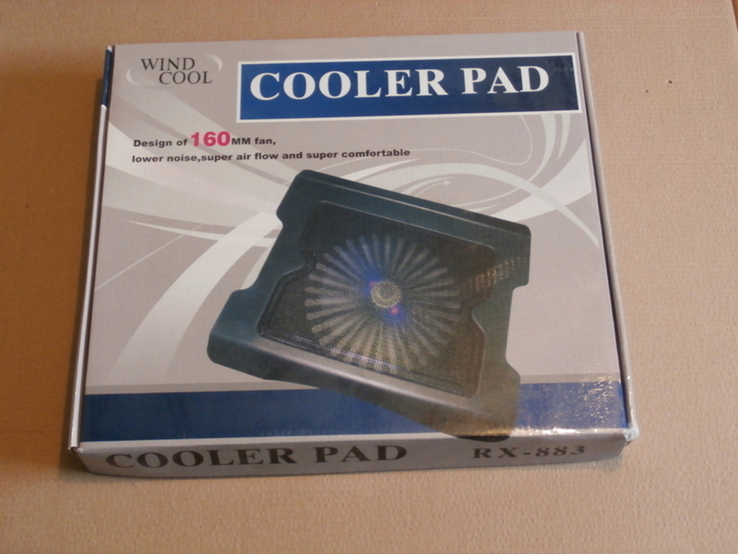 Подставка для ноутбука с охлаждением,Охлаждающий кулер для ноутбука Cooler Pad, фото №2