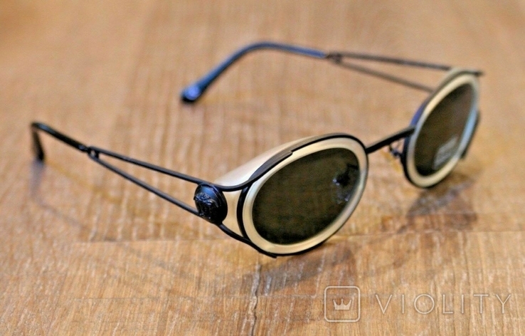 Вінтажні унісекс сонцезахисні окуляри Gianni Versace S01 657 оригінальні, фото №2