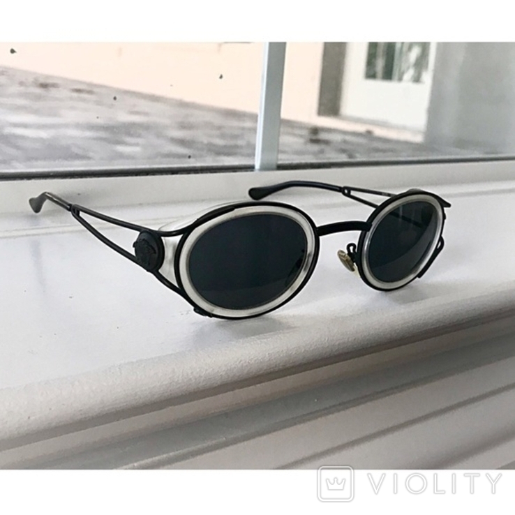 Вінтажні унісекс сонцезахисні окуляри Gianni Versace S01 657 оригінальні, фото №4