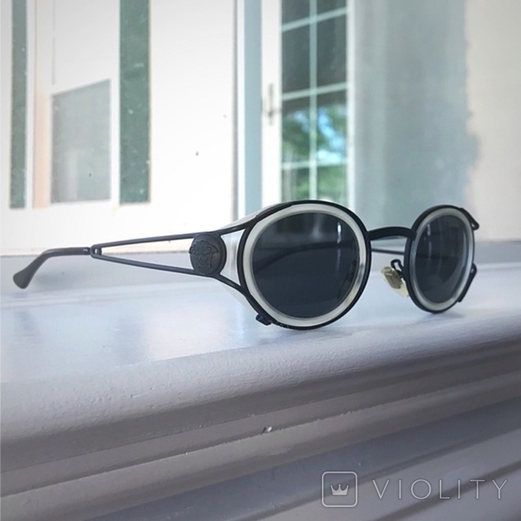 Вінтажні унісекс сонцезахисні окуляри Gianni Versace S01 657 оригінальні, фото №11