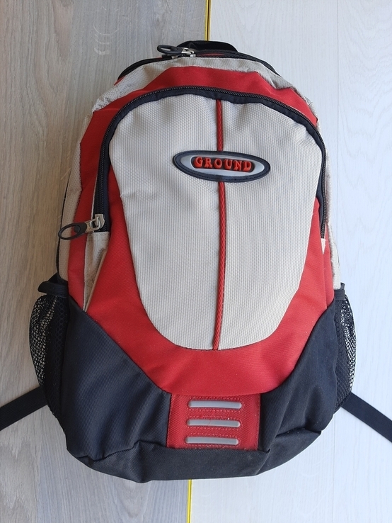 Рюкзак подростковый Ground (черно-красный), фото №2