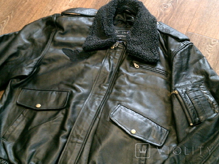 F.T.C.- Line - фирменная кожаная куртка (пилот) разм.XL, фото №12