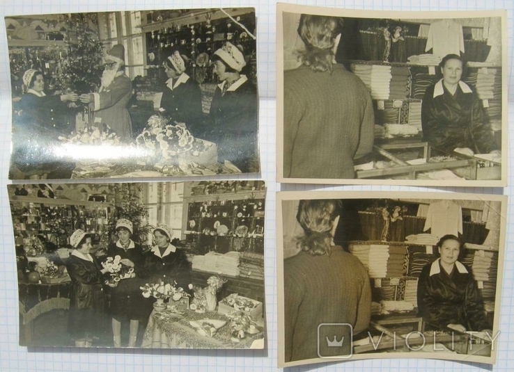 Магазин торговля Новый год Дед Мороз г. Дрогобыч 1950-е г.г.