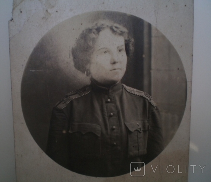 Старинное фото. "Военнослужащая женского батальона смерти", фото №5