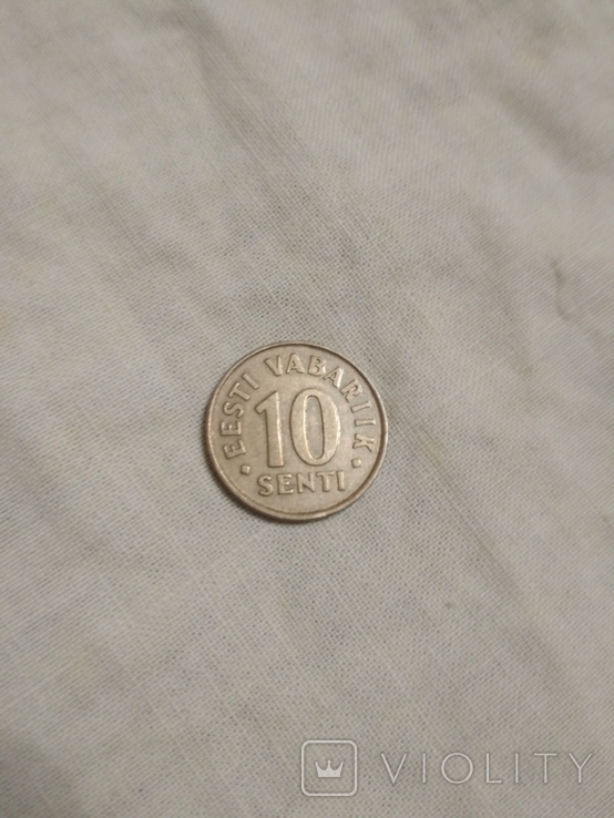 10 сентов (центов) Эстония 1998, фото №2